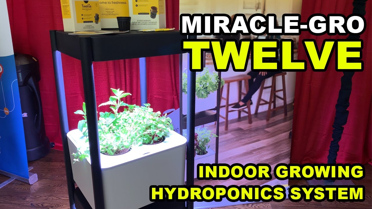 A Look at the Miracle-Gro Twelve Indoor Growing Hydroponics System!