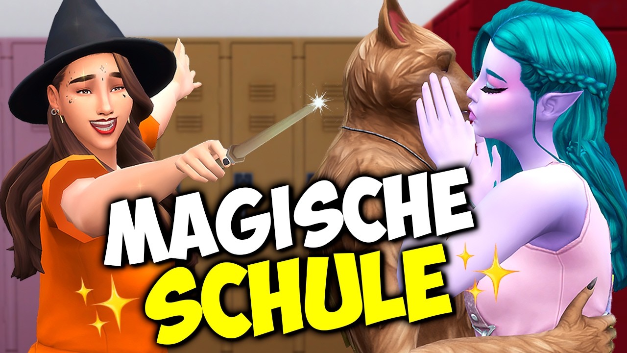 Wie ÜBERLEBT man Schule voller magischer Teenager? 😱😂 Die Sims 4 Nesmeralda