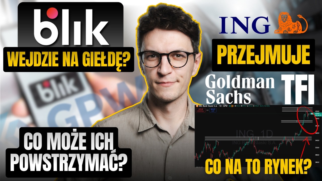 BLIK wejdzie na giełdę? Srebro przez rosnące napięcia geopolityczne wróci do wzrostów? #GITnewsPL