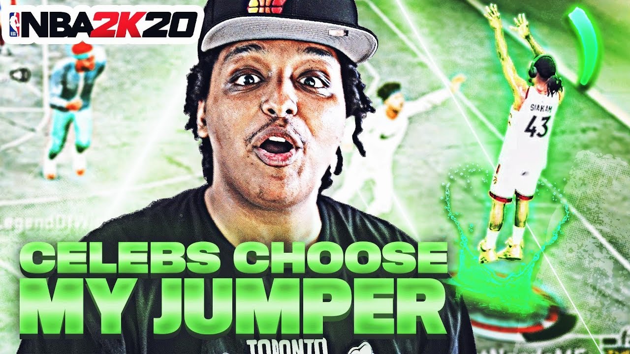 CELEBRITIES HELPED ME FIND THE PERFECT JUMPSHOT ON NBA 2K20!! EXCELLENT RELEASES FROM HALF-COURT!