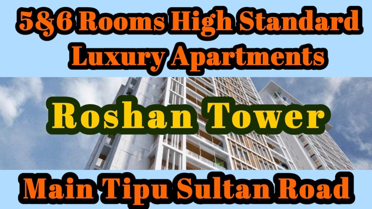 For Sale 5&6 Rooms Ready To Move || Super Luxury Apartments Tipu Sultan Road Karachi