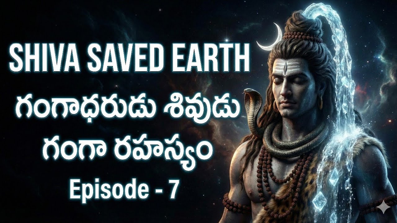 గంగాధరుడు శివుడు | గంగా భూమికి ఎలా వచ్చింది? | Shiva Saved Earth | Shivaratri Special| EP-7