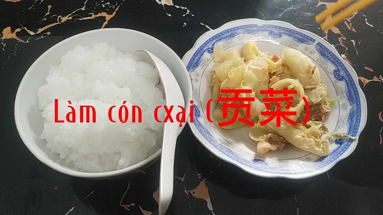 Làm cón xại (贡菜）- Món ăn của người Hoa. Đơn giản, để được rất lâu. Ăn với cháo trắng NGON KHỎI CHÊ.