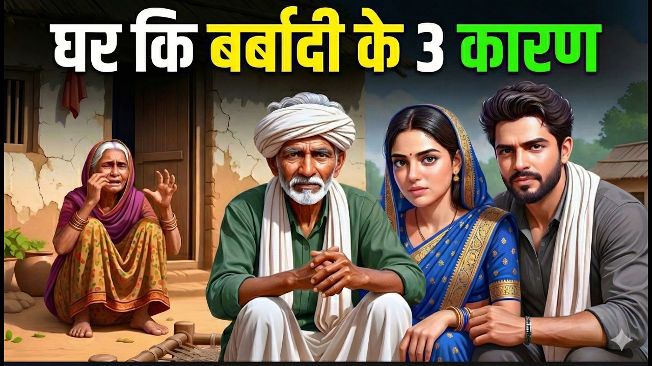 जिस घर में इन 3 लोगों की चलती है उस घर का शर्वनाश होता है। Manvit Stories