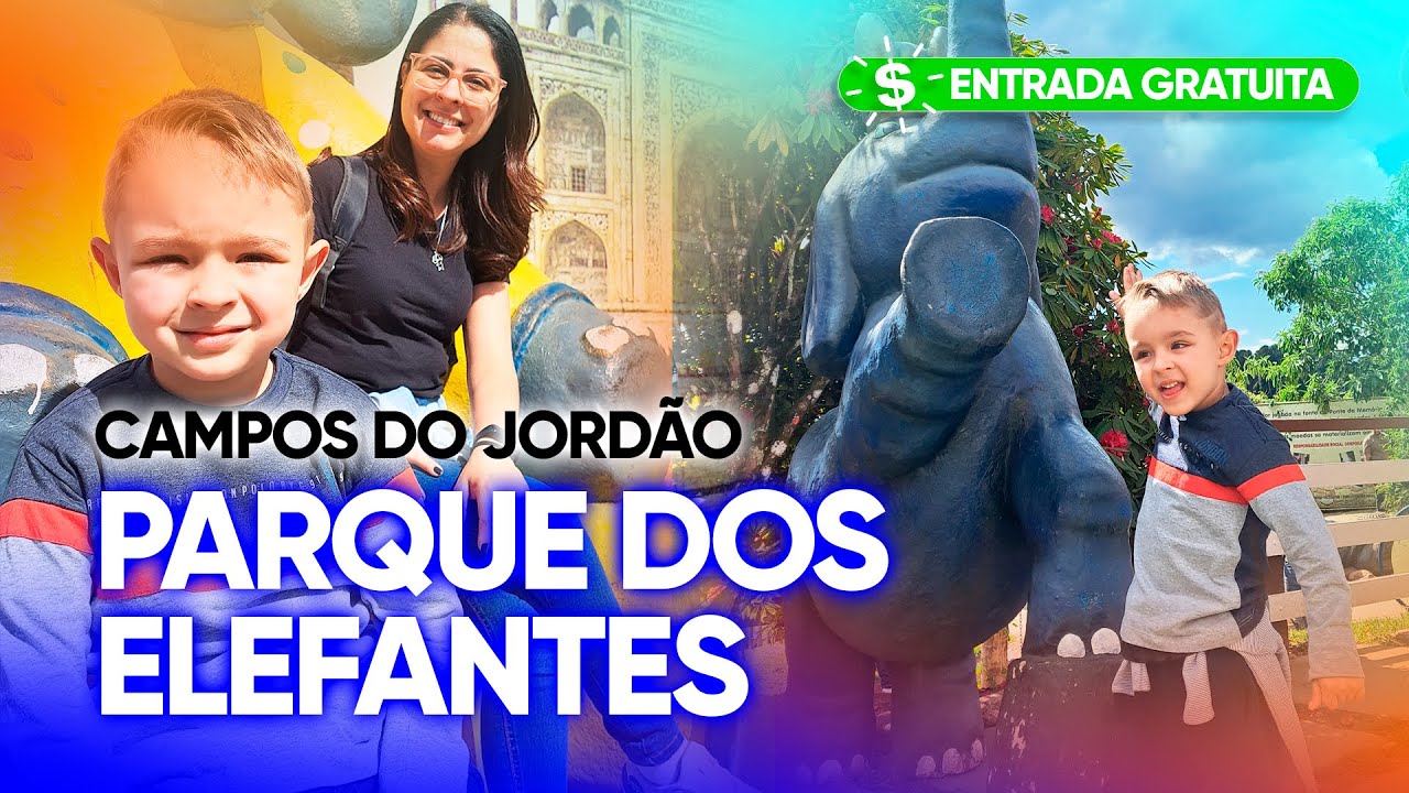 Parque dos Elefantes (entrada gratuita) - Campos do Jordão 2023 #pedromoliver