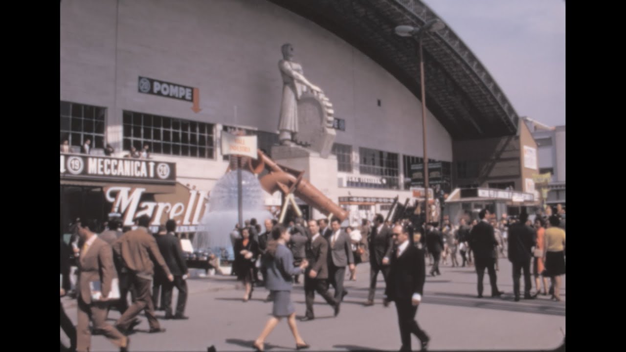 La fiera di Milano nel 1969 - telecinema professionale super 8