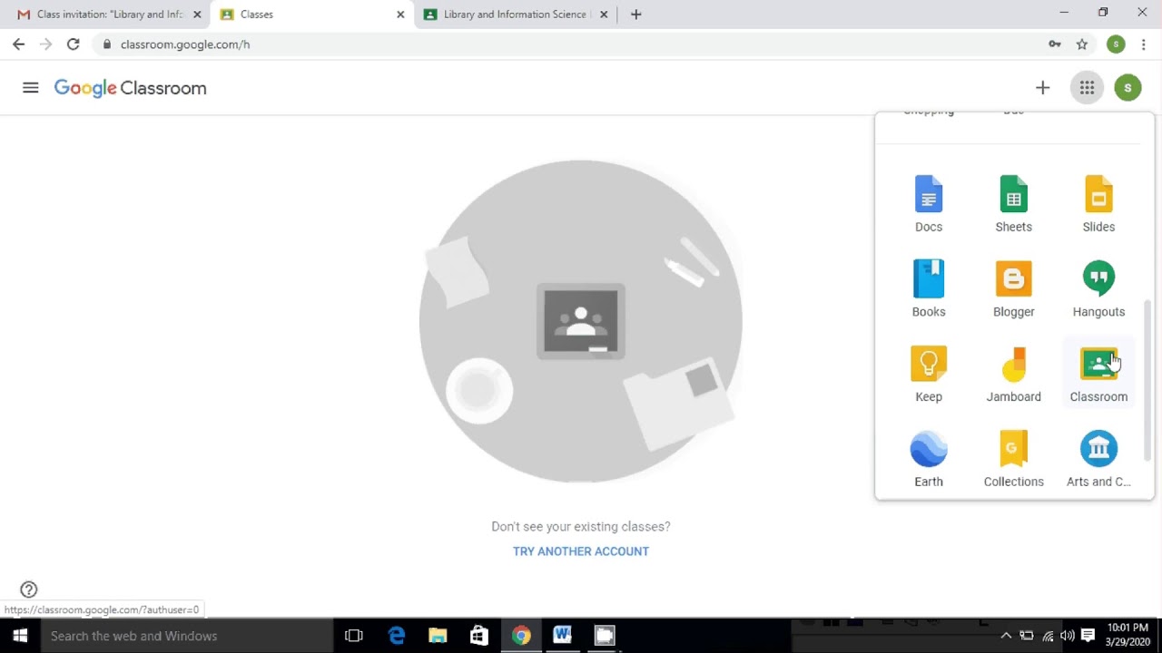 How to Create Google Classroom with gmail account