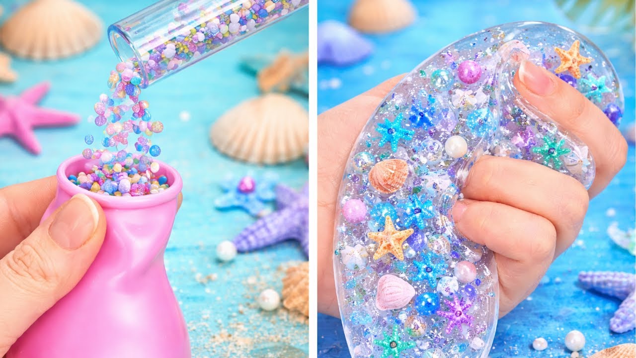 🧜‍♀️🌊 Вечеринка русалок! Волшебные морские поделки и веселье без конца ✨🐚