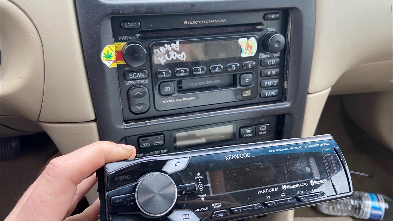 Замена стереосистемы Toyota Solara 1999-2003 (JBl Factory Amp Bypass)
