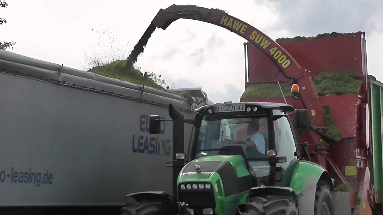 Hawe Suw 4000 im Einsatz mit LU Jackl bei GPS Ernte Juli 2013 im Eichsfeld
