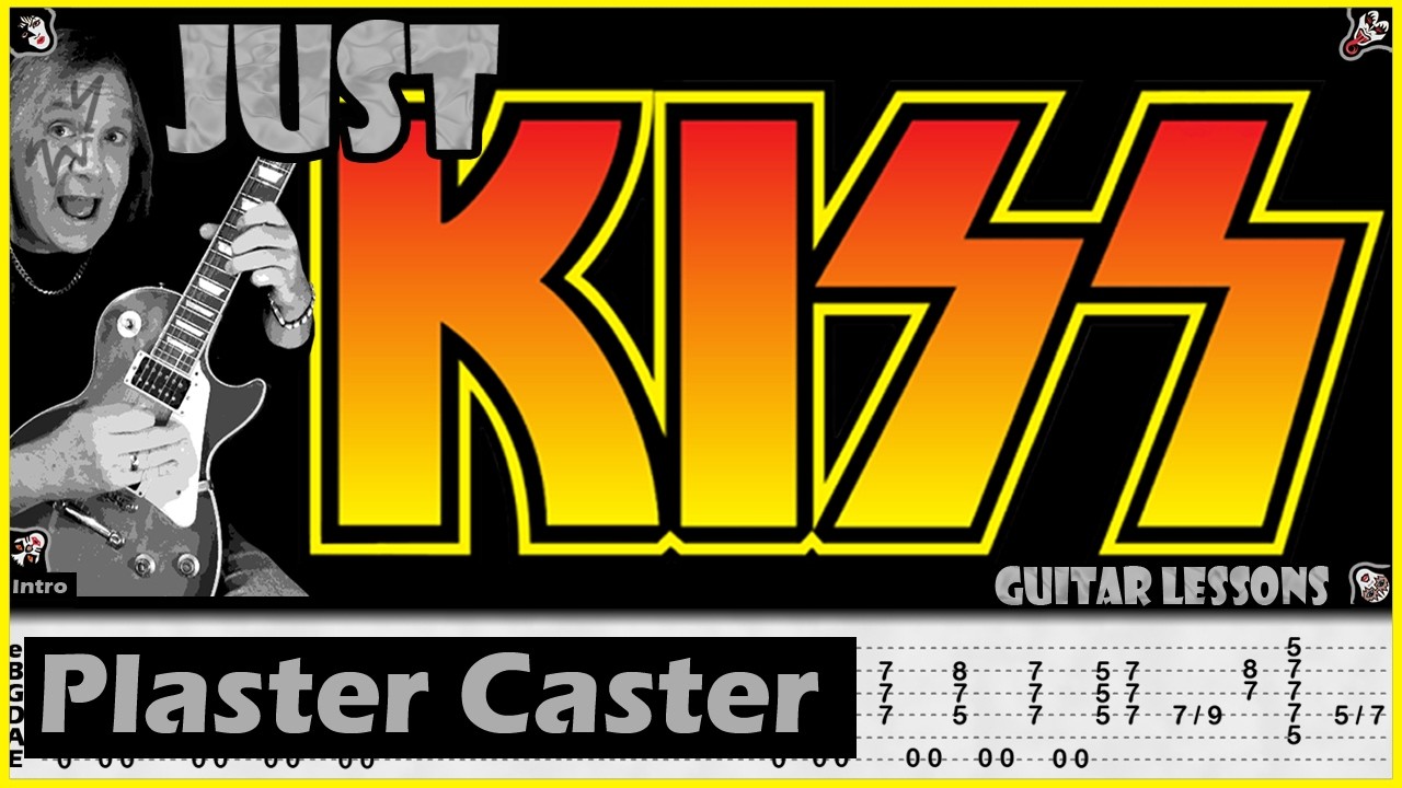 Plaster Caster – KISS Guitar Lesson | How To Play Plaster Caster on Guitar (Rhythm & Solo + Tabs)