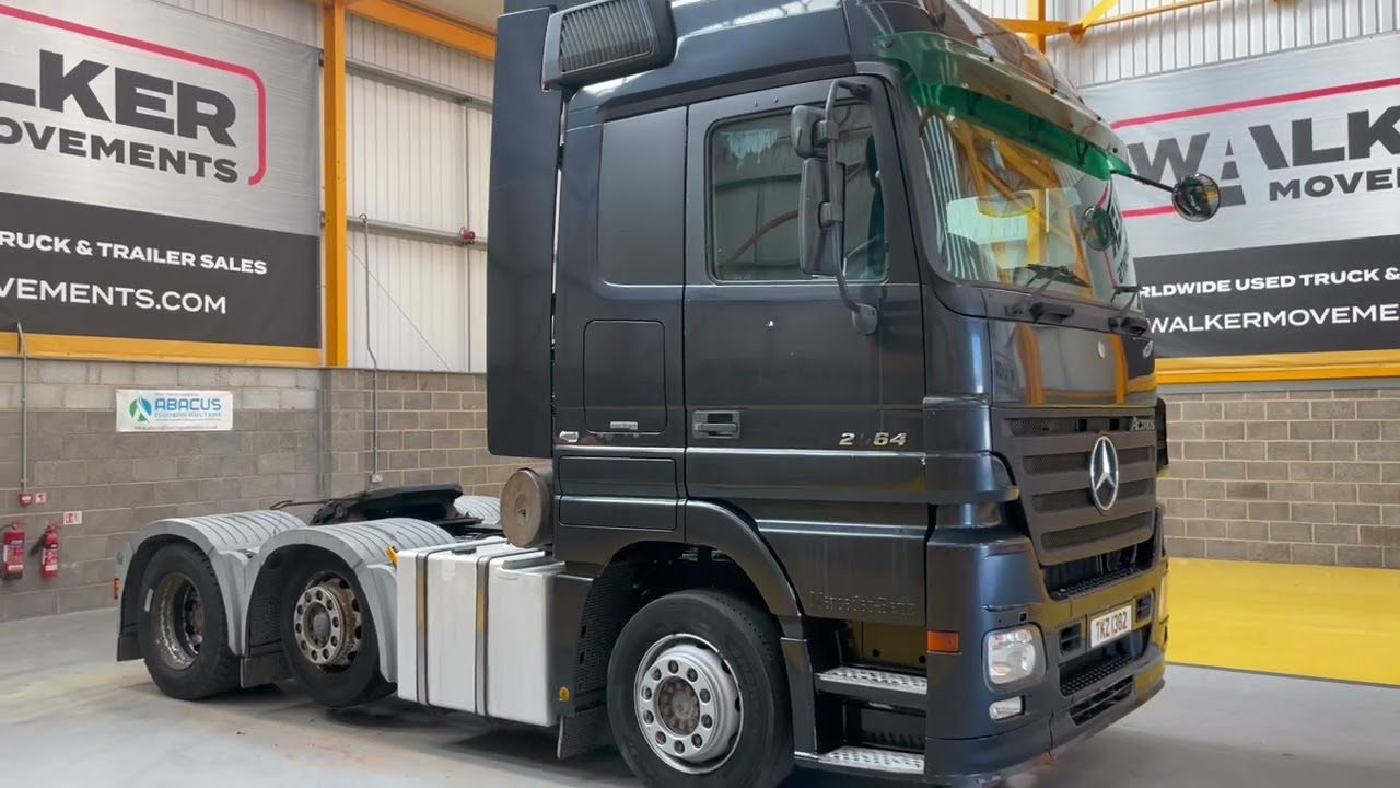 New In Stocklist: MERCEDES BENZ ACTROS MP2 2546 MEGASPACE 6X2 EURO 4 TRACTOR UNIT &ndash; 2007 &ndash; TKZ 1302