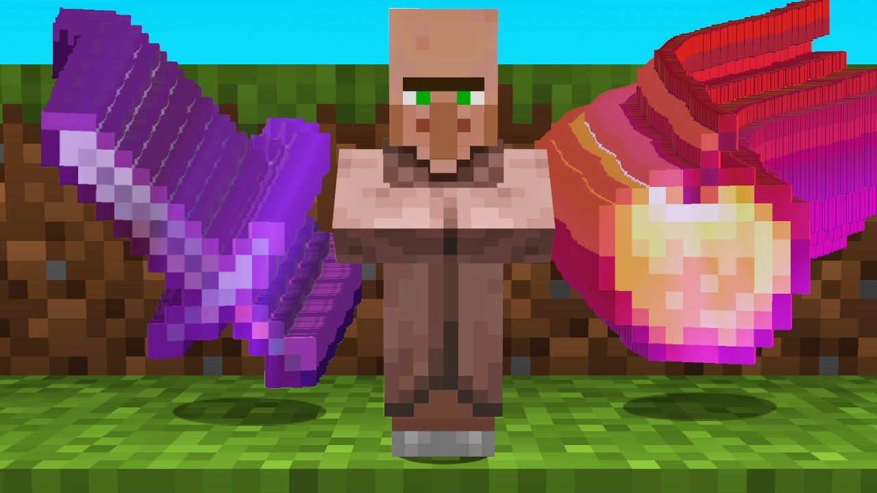 PASO MINECRAFT pero los ALDEANOS dan ITEMS OP