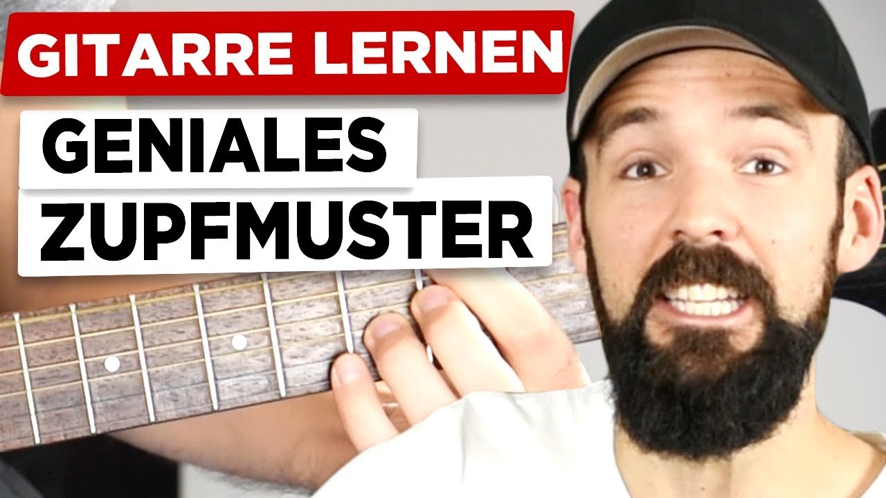 Gitarre lernen - Ein geniales Zupfmuster für Anfänger - So bringst du JEDEN zum Staunen!
