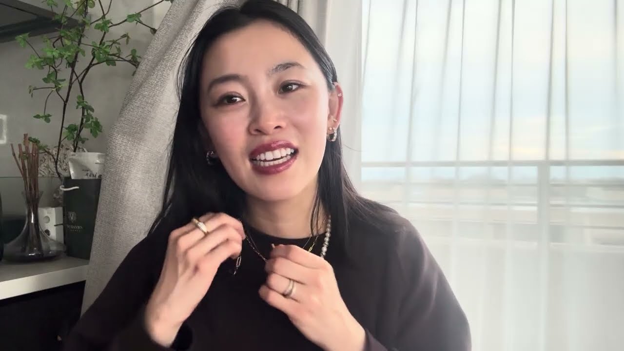 【ジュエリー】スウェットにパール合わせが好き【おすすめのお菓子】
