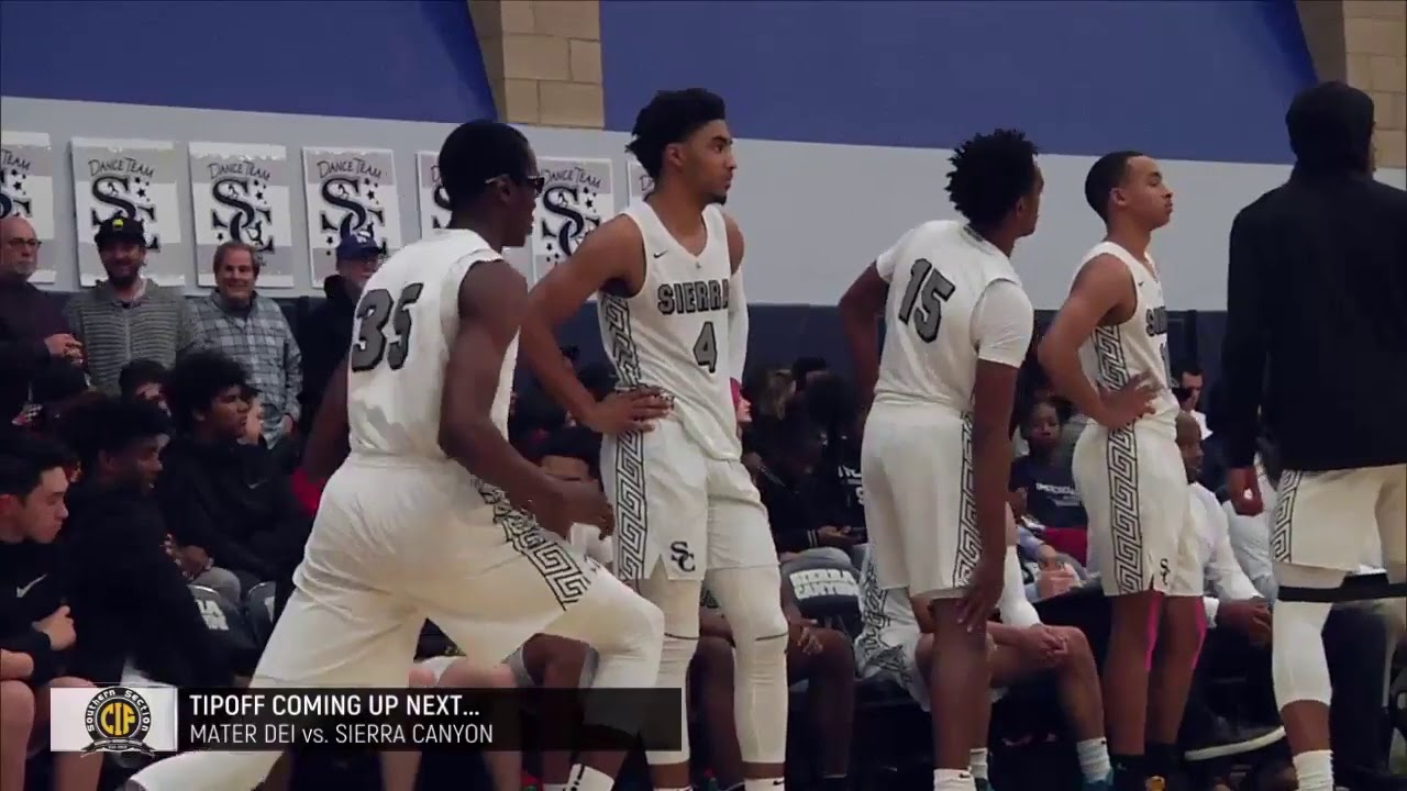 CIF Southern Section: №7 Sierra Canyon vs №20 Mater Dei