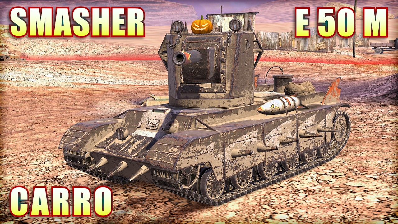 SMASHER ● E 50 M ● CARRO 45T | World of Tanks Blitz Replays