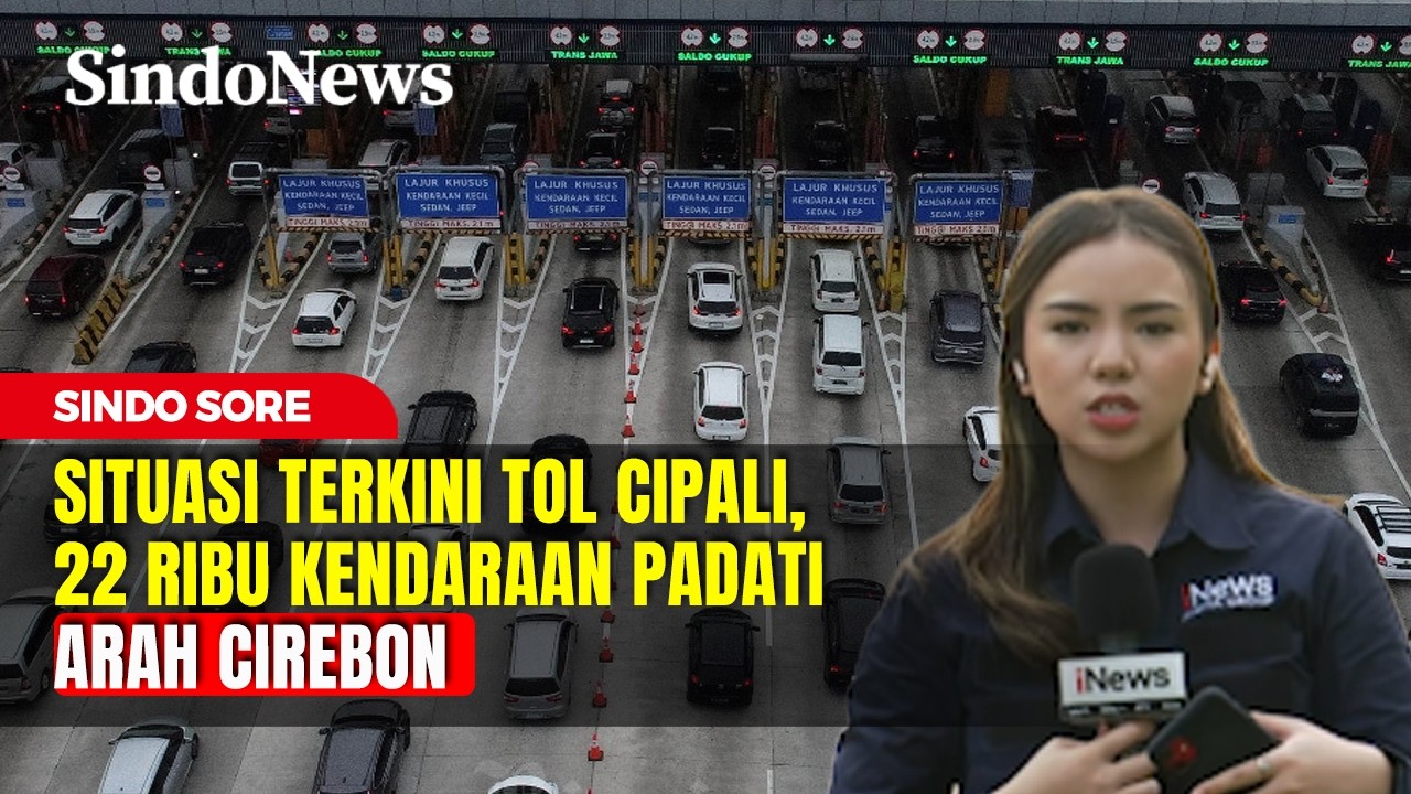 Situasi Terkini Tol Cipali, 22 Ribu Kendaraan Padati Arah Cirebon | Sindo Sore | 17/03