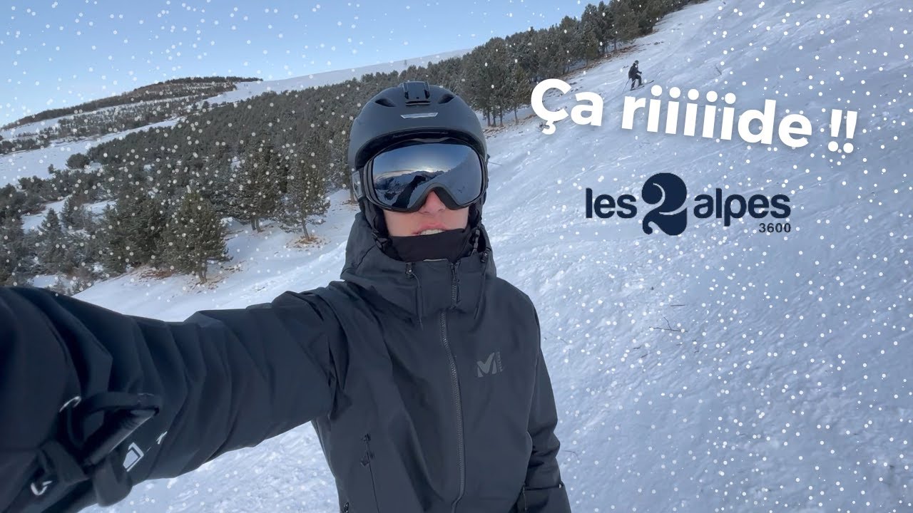 Ça ride sur les pistes de ski des 2 Alpes !