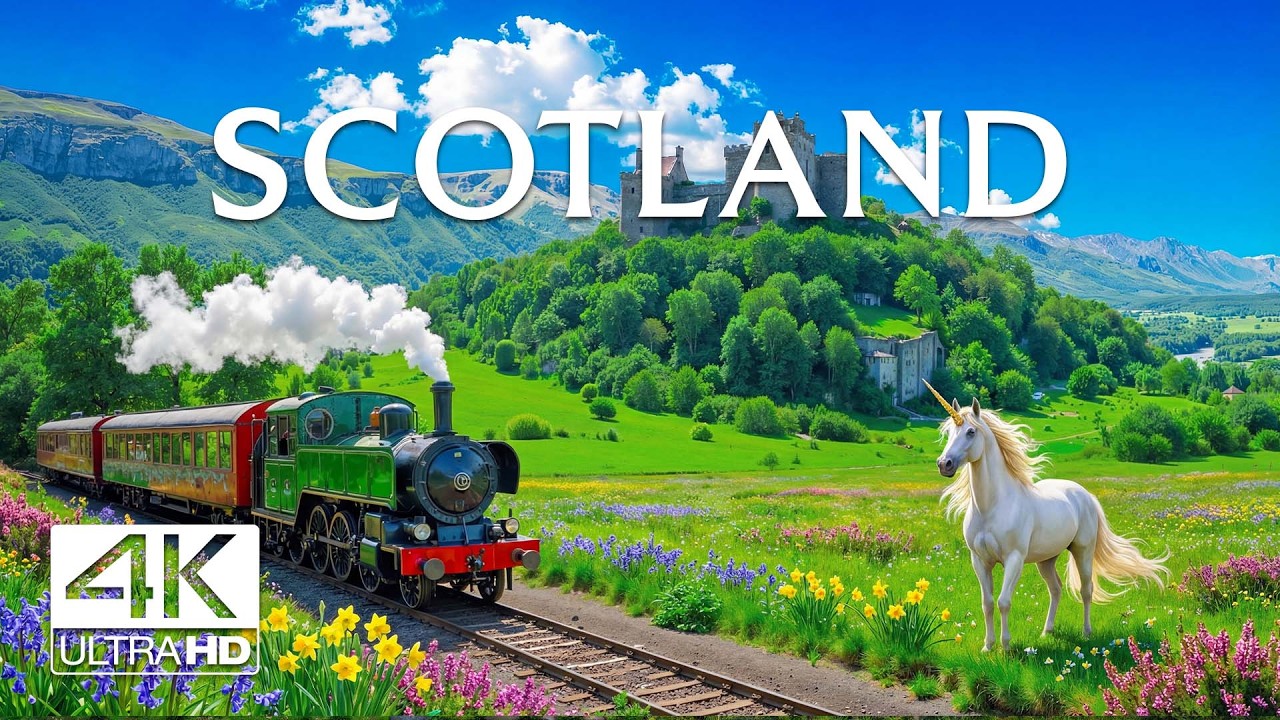 Scotland 4K | Unreal Highland Beauty on Earth – Emerald Glens, Wild Coasts & Silent Villages