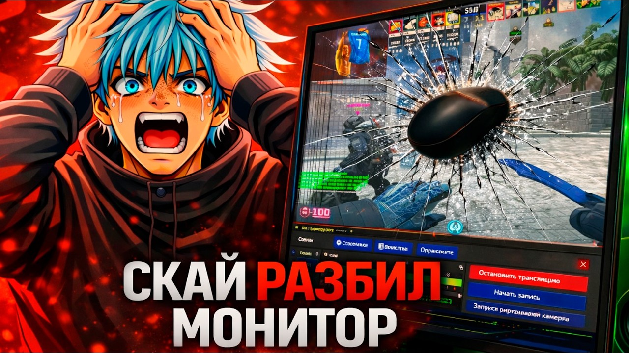 SKYWHYWALKER РАЗБИЛ МОНИТОР на СТРИМЕ / ТАКТИКА 