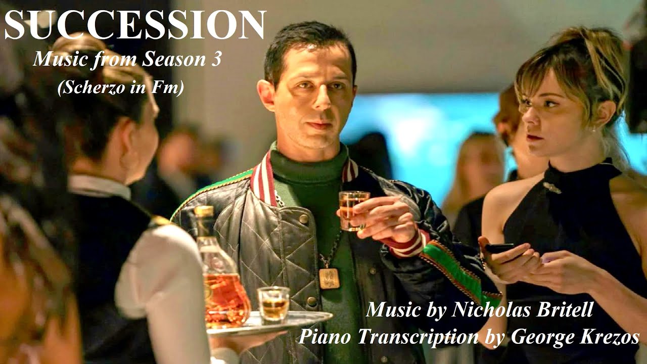 SUCCESSION (Music from Season 3) Scherzo in Fm - Nicholas Britell (Piano Solo)