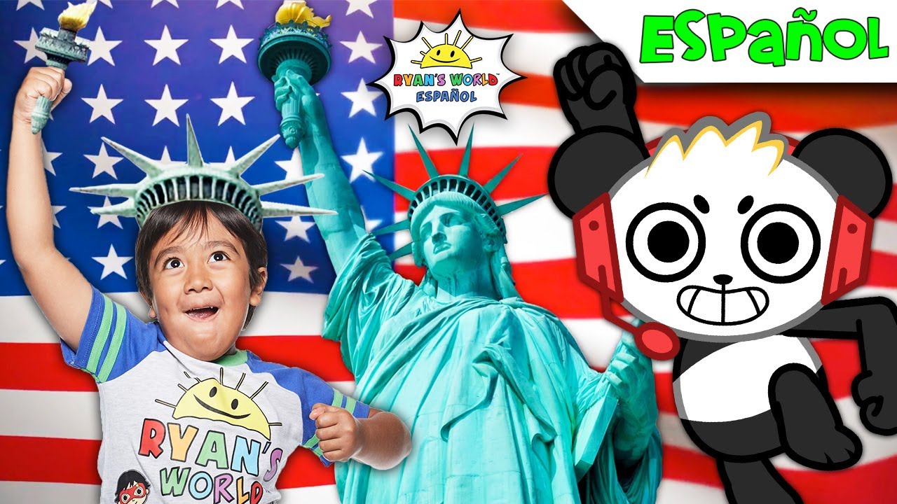 Conozca los datos más famosos de la Estatua de la Libertad para niños con Ryan's World