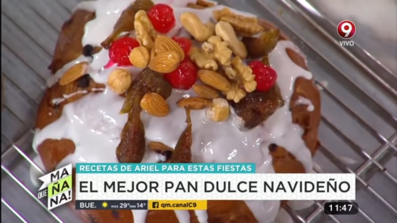 Receta: Pan dulce navideño