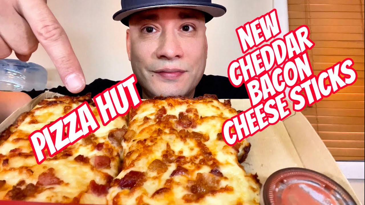 Pizza Hut® Bacon Cheddar Cheese Sticks #food #review #foodie