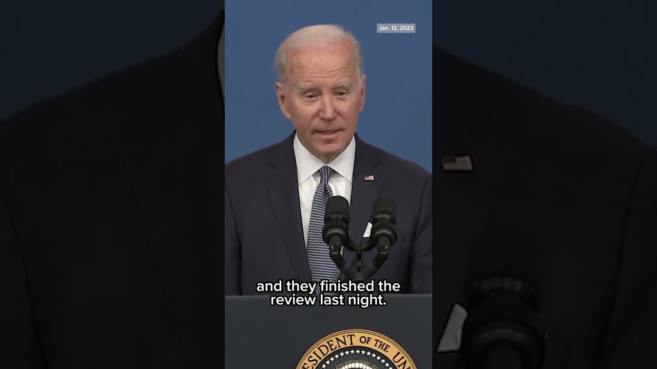 #Biden : 'I take #classified documents, classified material seriously'