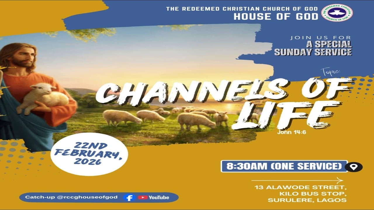 SPECIAL SUNDAY SERVICE 22ND FEBRUARY 2026