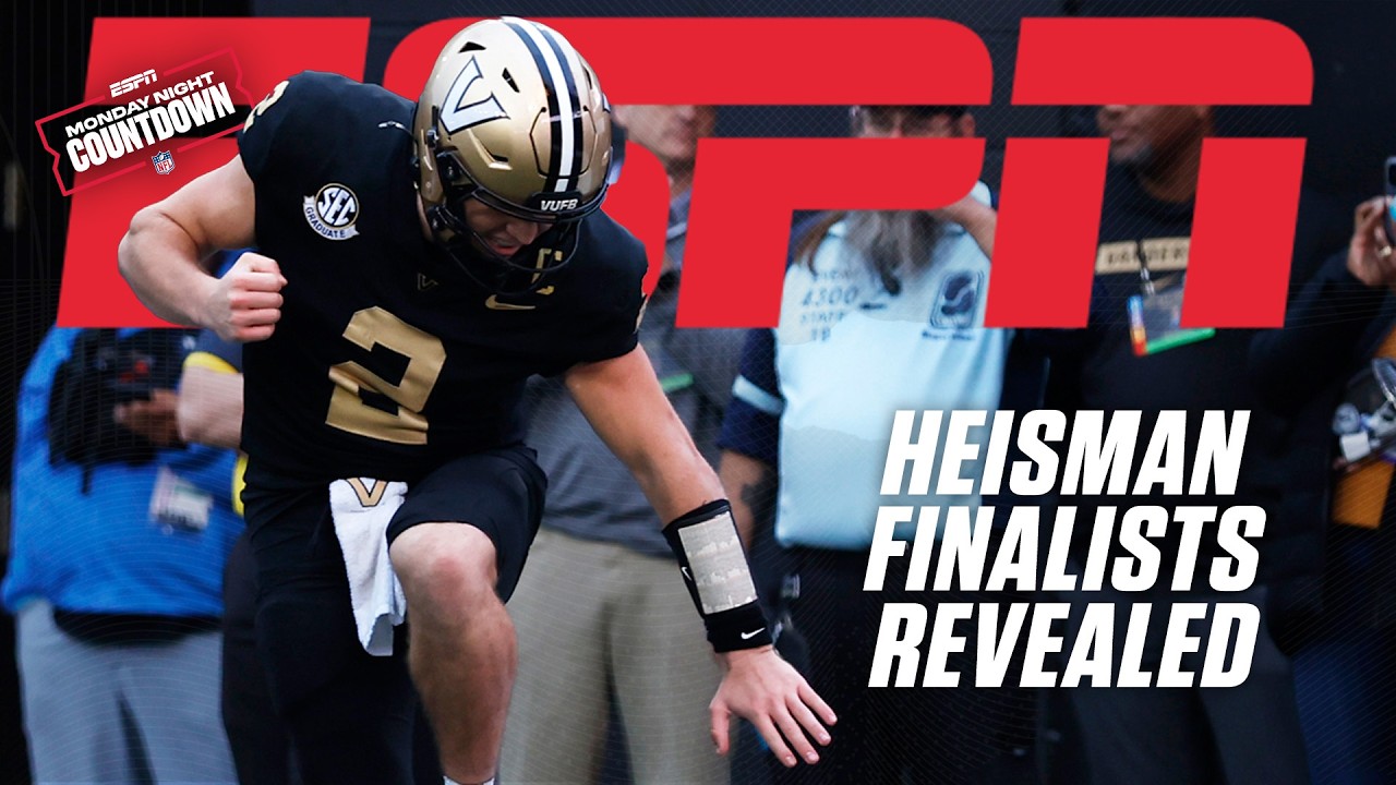 2025 Heisman Trophy Finalists Revealed 🏆 | Monday Night Countdown
