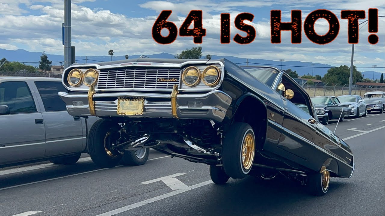 Hot Black & Gold 64 Lowrider!
