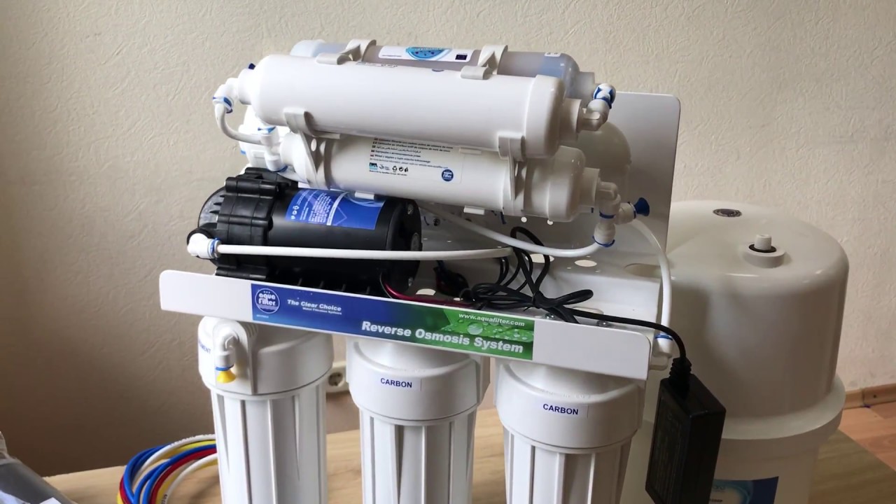 Aquafilter FRO8JGMP Голубая Лагуна 8 обратный осмос с насосом