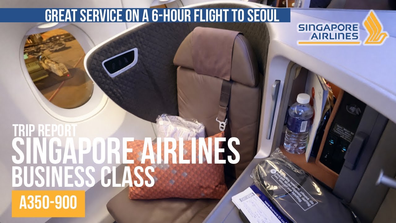 Испытайте 6 часов ЧИСТОЙ РОСКОШИ на рейсе Singapore Airlines SQ612 A350-900 Business Class