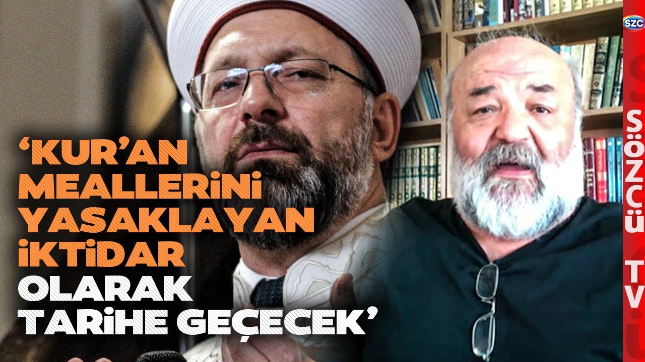 Bu da Oldu! Diyanet'e 'Sakıncalı' Kuran Meallerini İmha Yetkisi! İhsan Eliaçık'tan Sert Tepki