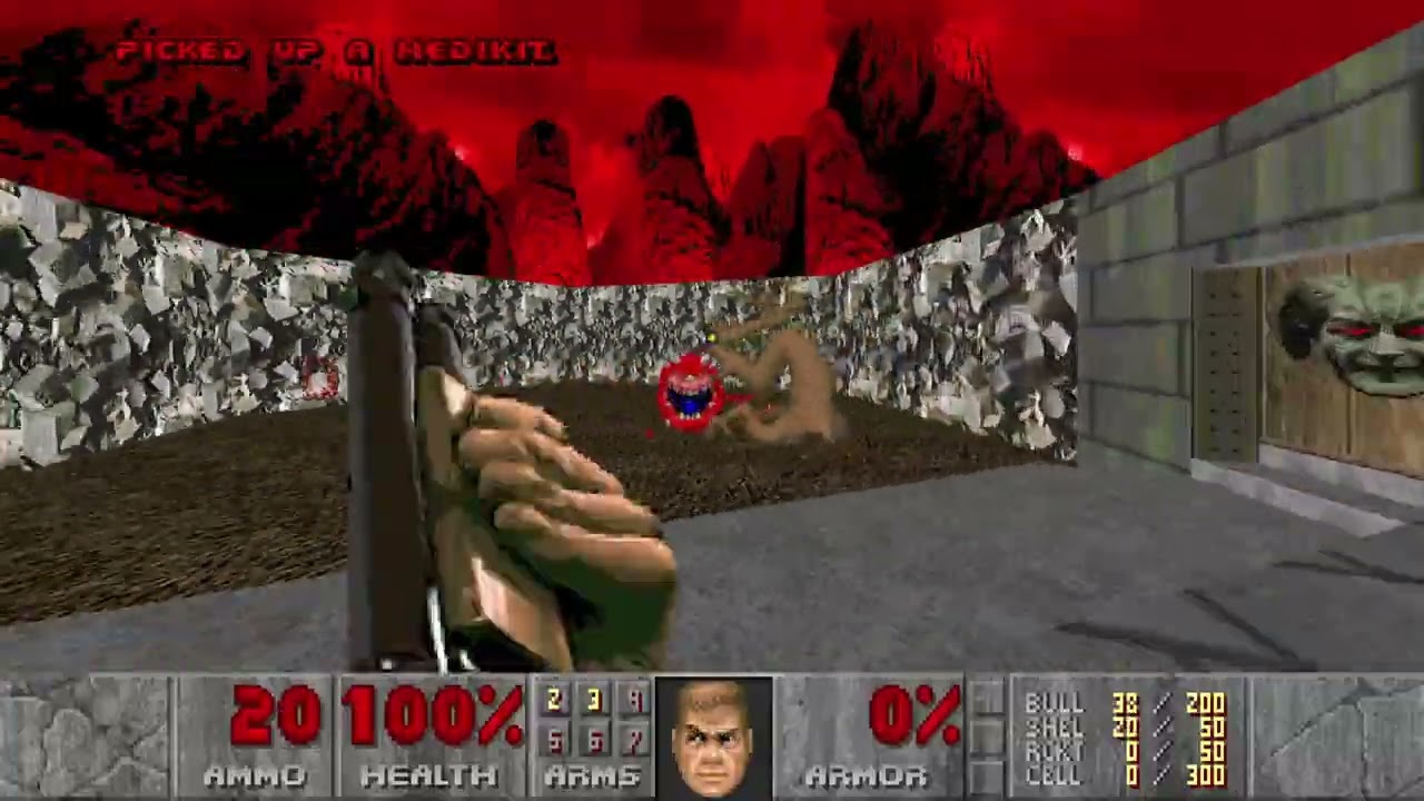 DOOM E3M1  UV-Fast