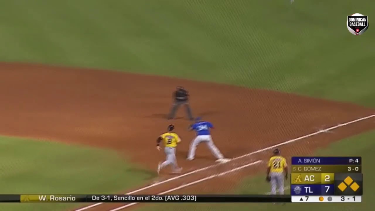 Pelea entre licey y águila 13 de enero 2020