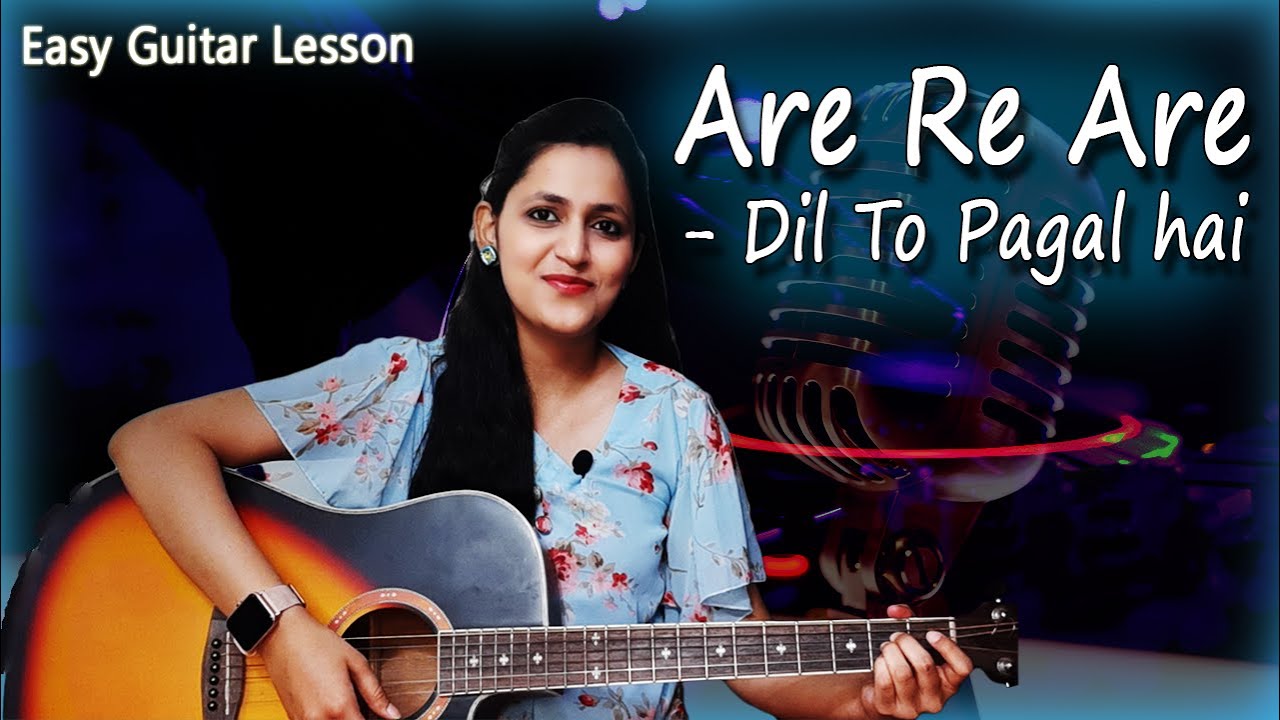 Are Re Are Ye Kya Hua | Dil To Pagal Hai | Easy Guitar Lesson | Hits of Udit Narayan | Guitar Cover