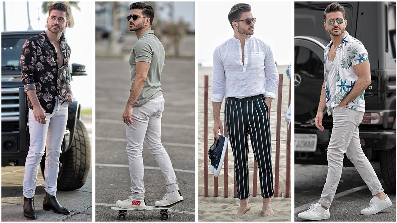 4 EASY SUMMER OUTFITS FOR MEN 2018 | MEN'S FASHION & STYLE INSPIRATION LOOKBOOK | Alex Costa