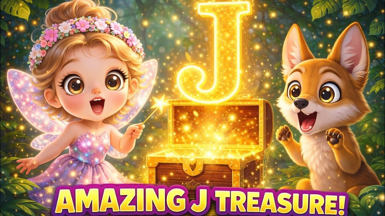 Discover the Magic of J! ✨#abcsong#kidslearning#kidsshorts#cute#angel 