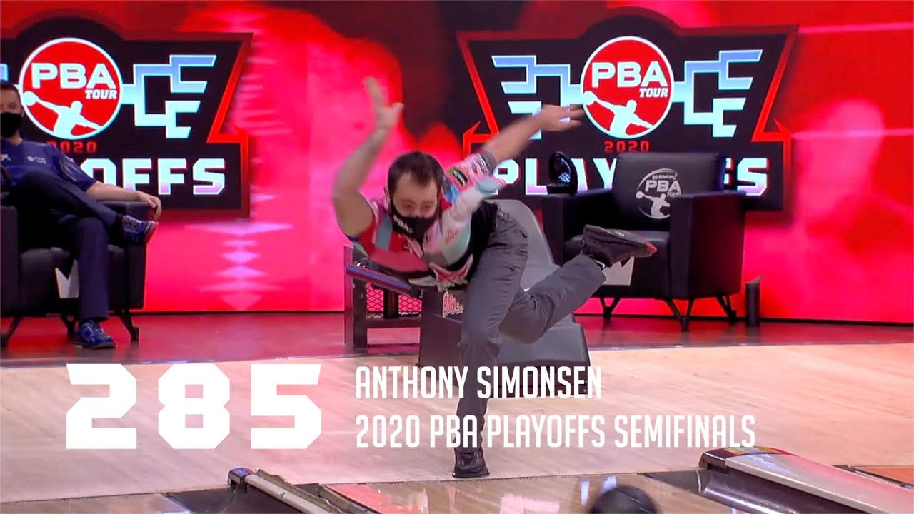 PBA Nearly Perfect | Anthony Simonsen Bowls 285 Game to Advance to 2020 PBA Playoffs Championship