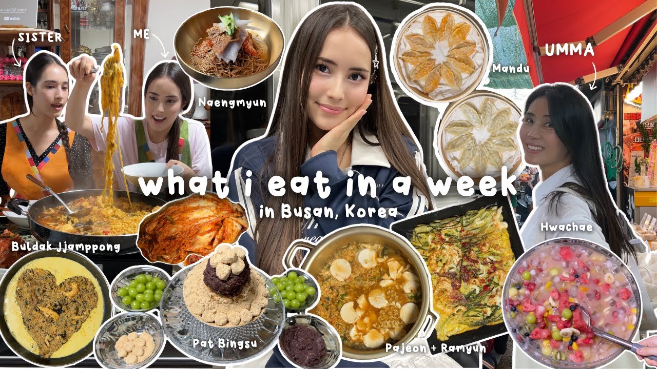 what i eat in a week at my Korean grandma's house (my mom's cooking!) *korean food + family mukbang*