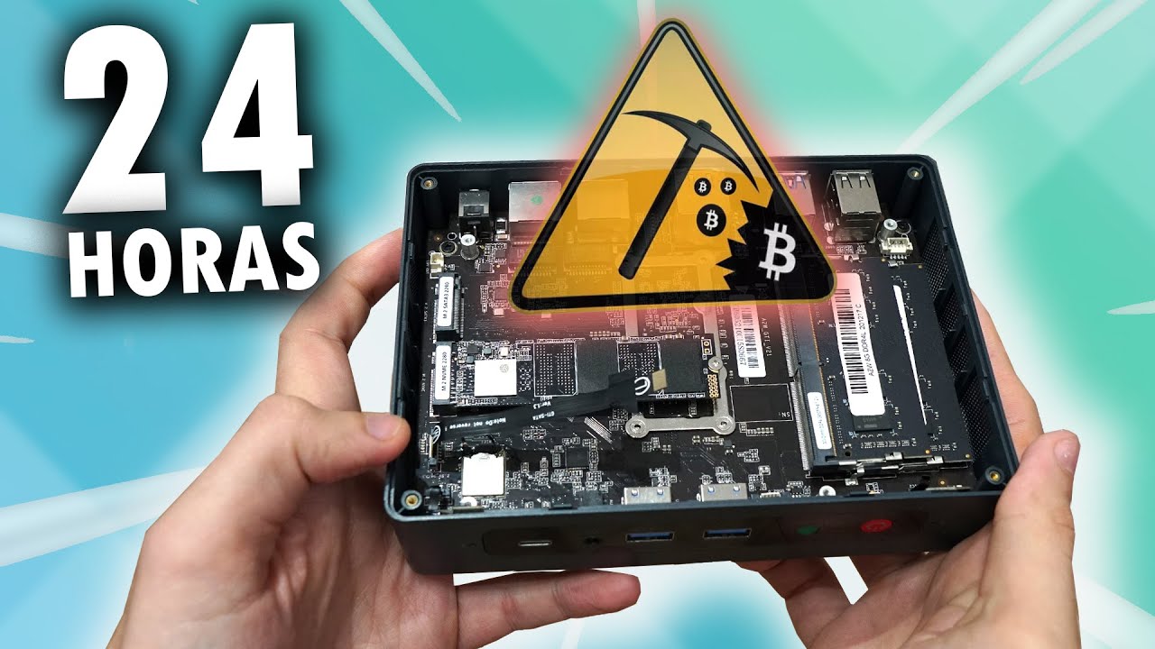 24 HORAS minando CRIPTOMONEDAS con un MINI PC en 2021...