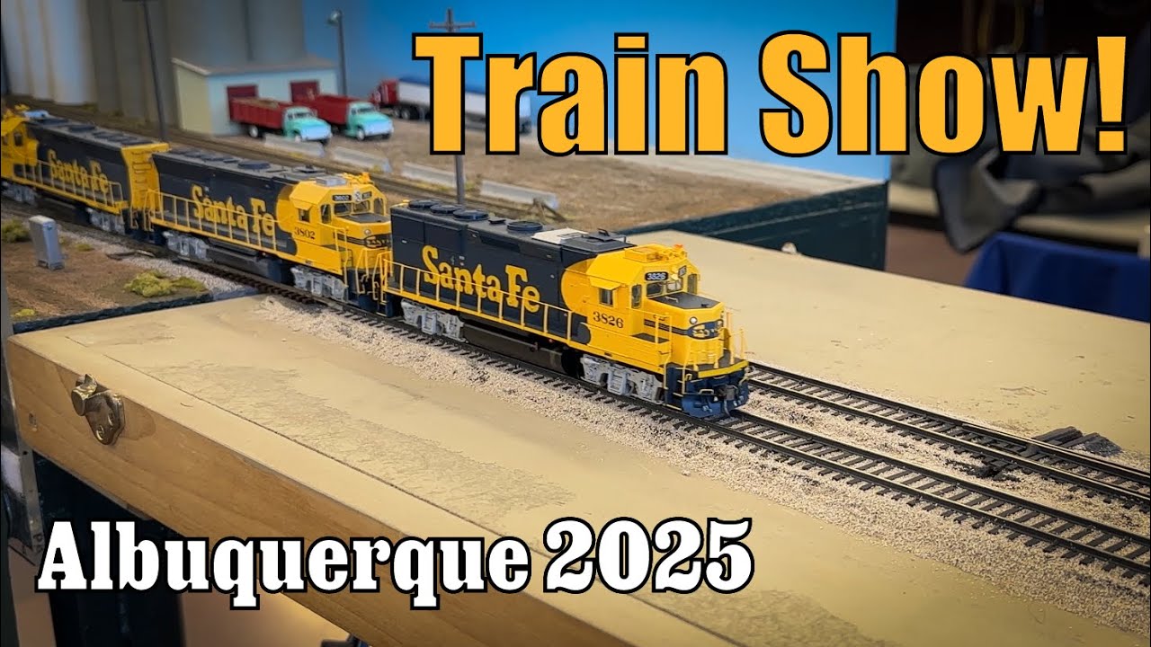 Выставка моделей поездов в Альбукерке 2025