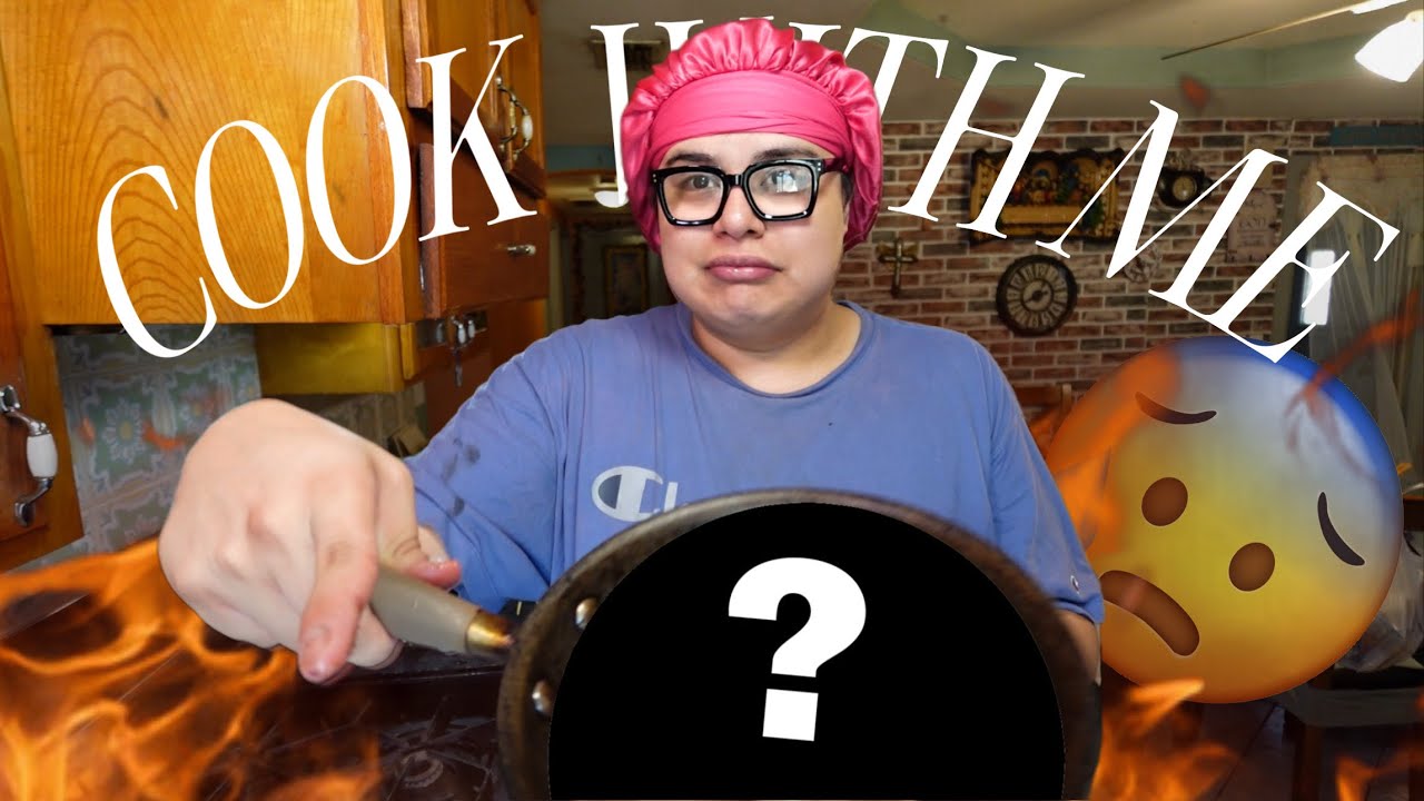 Cook with me + GRWM (funny)