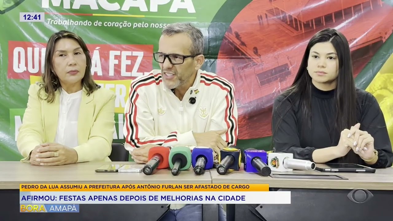 Pedro da Lua assume a Prefeitura de Macapá e afirma: 