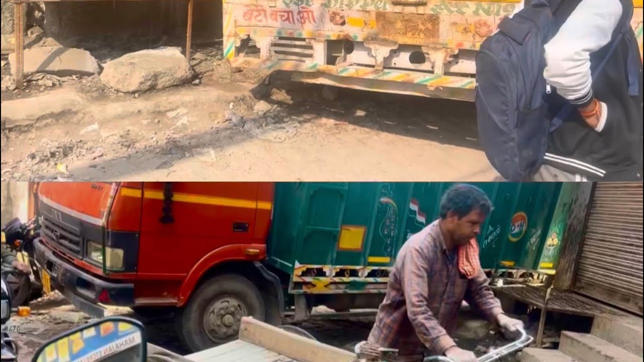 Truck ￼fas Gaya #with #minivlog #whowillbemylifepartnerta #practicaljoke #vlog #lifeisbutadream￼