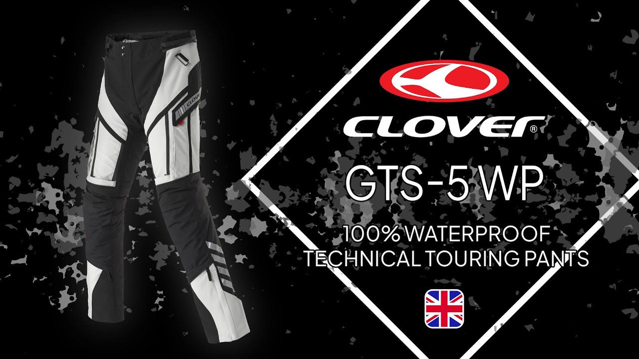 CLOVER GTS-5 WP PANTS - 100% waterproof technical touring pants - ENG