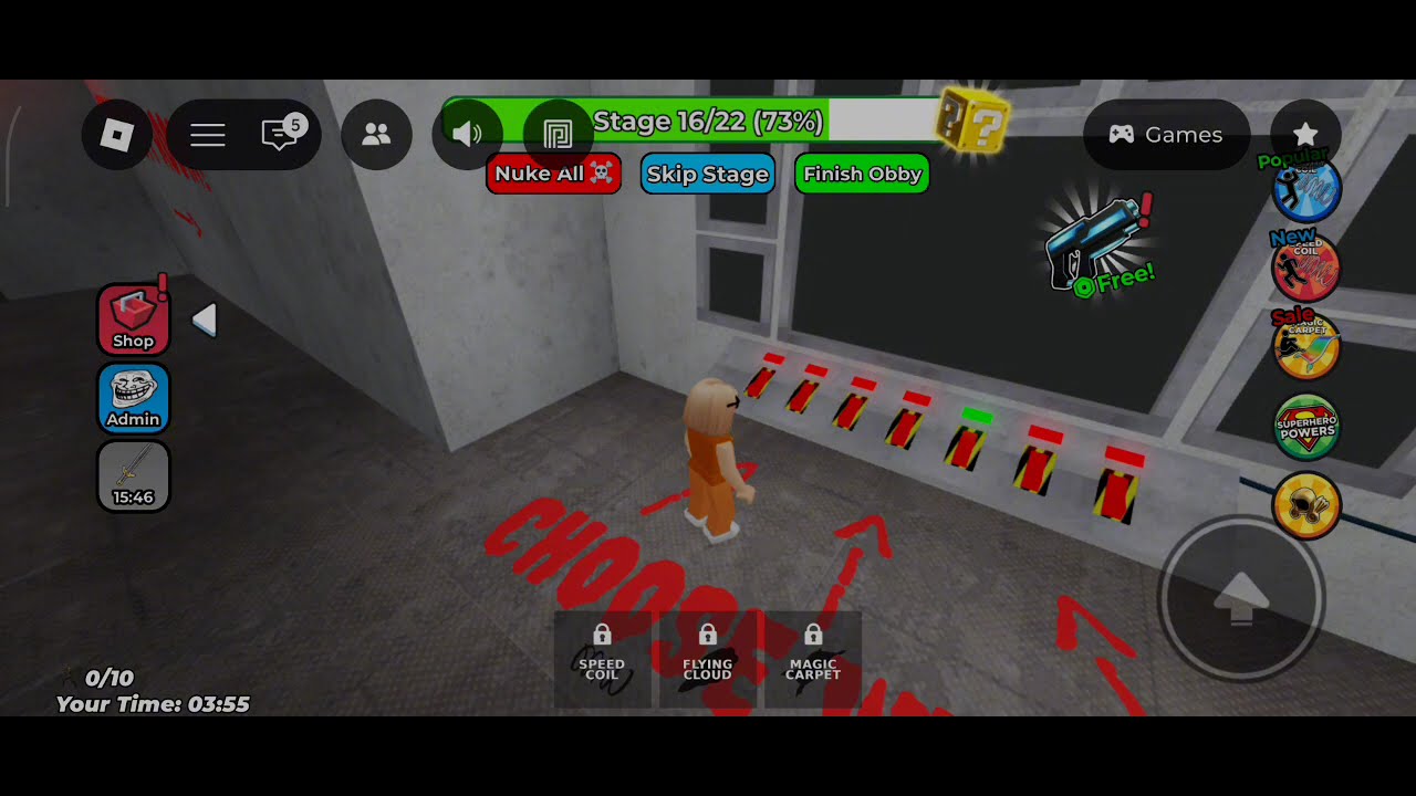Roblox Run From Freddy Krueger (Scary Obby)